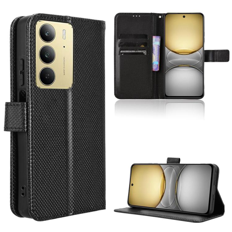 鑽石紋手機皮套, For Realme 14x 5G Malaysia / V70, For Realme 14 5G, For Realme P3 Ultra 5G, For Realme P3 5G / Neo7x 5G, For Realme 14 Pro Lite 5G, For Realme P3 Pro 5G, For Realme 14 Pro+ 5G, For Realme 14 Pro 5G, For Realme C75 4G