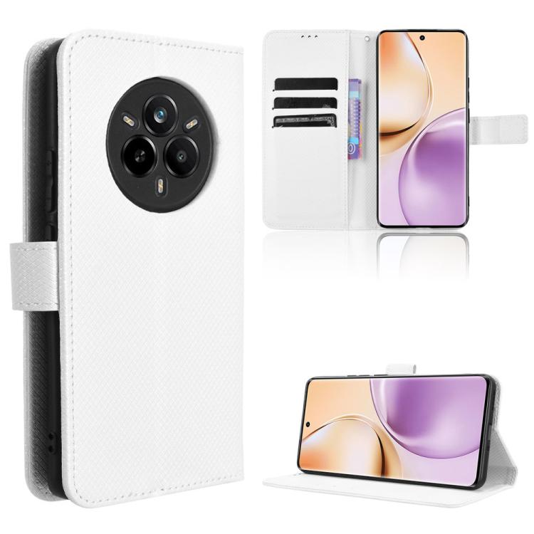 鑽石紋手機皮套, For Realme 14x 5G Malaysia / V70, For Realme 14 5G, For Realme P3 Ultra 5G, For Realme P3 5G / Neo7x 5G, For Realme 14 Pro Lite 5G, For Realme P3 Pro 5G, For Realme 14 Pro+ 5G, For Realme 14 Pro 5G, For Realme C75 4G