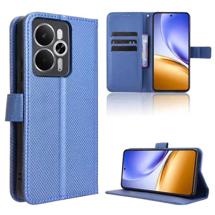 鑽石紋手機皮套, For Realme 14x 5G Malaysia / V70, For Realme 14 5G, For Realme P3 Ultra 5G, For Realme P3 5G / Neo7x 5G, For Realme 14 Pro Lite 5G, For Realme P3 Pro 5G, For Realme 14 Pro+ 5G, For Realme 14 Pro 5G, For Realme C75 4G