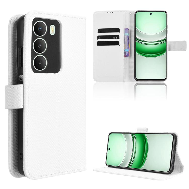 鑽石紋手機皮套, For Realme 14x 5G Malaysia / V70, For Realme 14 5G, For Realme P3 Ultra 5G, For Realme P3 5G / Neo7x 5G, For Realme 14 Pro Lite 5G, For Realme P3 Pro 5G, For Realme 14 Pro+ 5G, For Realme 14 Pro 5G, For Realme C75 4G