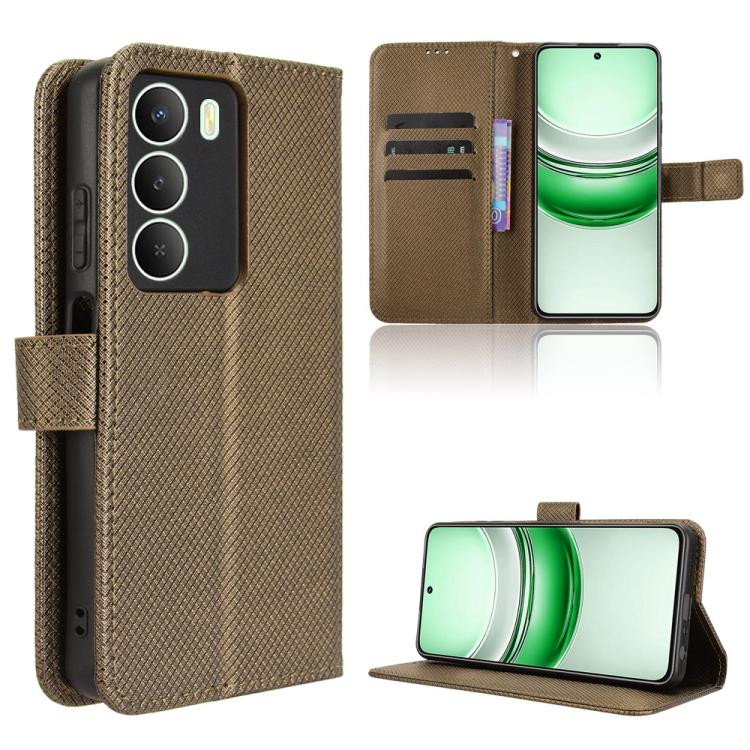 鑽石紋手機皮套, For Realme 14x 5G Malaysia / V70, For Realme 14 5G, For Realme P3 Ultra 5G, For Realme P3 5G / Neo7x 5G, For Realme 14 Pro Lite 5G, For Realme P3 Pro 5G, For Realme 14 Pro+ 5G, For Realme 14 Pro 5G, For Realme C75 4G