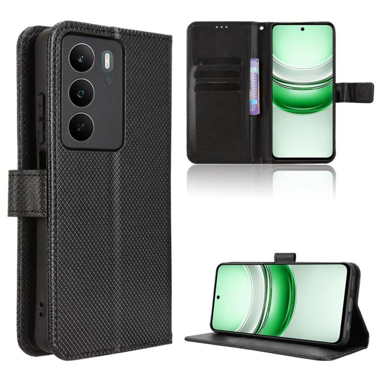 鑽石紋手機皮套, For Realme 15x 5G India / C85 5G, For Realme P4 Pro 5G, For Realme P4 5G, For Realme 15T 5G, For Realme C71 4G India / Note 70T 4G, For Realme 15 5G / 15 Pro 5G, For Realme 15 SEA, For Realme C71 4G, For Realme GT 7 5G