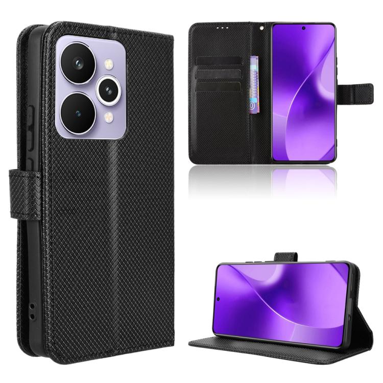 鑽石紋手機皮套, For Realme 15x 5G India / C85 5G, For Realme P4 Pro 5G, For Realme P4 5G, For Realme 15T 5G, For Realme C71 4G India / Note 70T 4G, For Realme 15 5G / 15 Pro 5G, For Realme 15 SEA, For Realme C71 4G, For Realme GT 7 5G