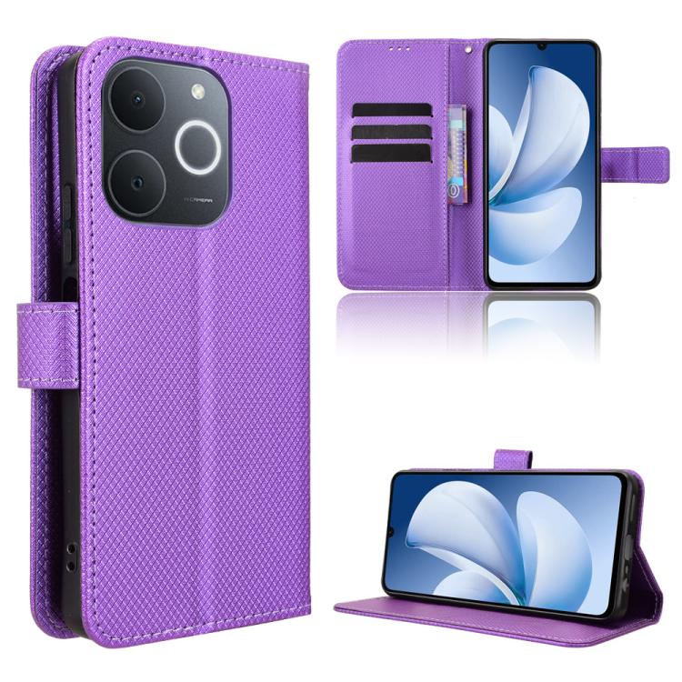 鑽石紋手機皮套, For Realme 15x 5G India / C85 5G, For Realme P4 Pro 5G, For Realme P4 5G, For Realme 15T 5G, For Realme C71 4G India / Note 70T 4G, For Realme 15 5G / 15 Pro 5G, For Realme 15 SEA, For Realme C71 4G, For Realme GT 7 5G