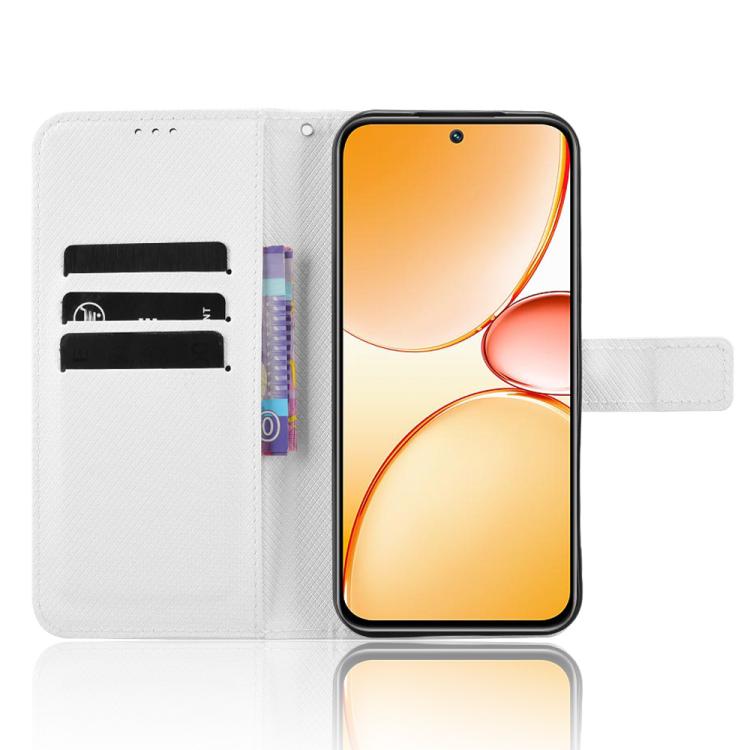 鑽石紋手機皮套, For Realme 15x 5G India / C85 5G, For Realme P4 Pro 5G, For Realme P4 5G, For Realme 15T 5G, For Realme C71 4G India / Note 70T 4G, For Realme 15 5G / 15 Pro 5G, For Realme 15 SEA, For Realme C71 4G, For Realme GT 7 5G