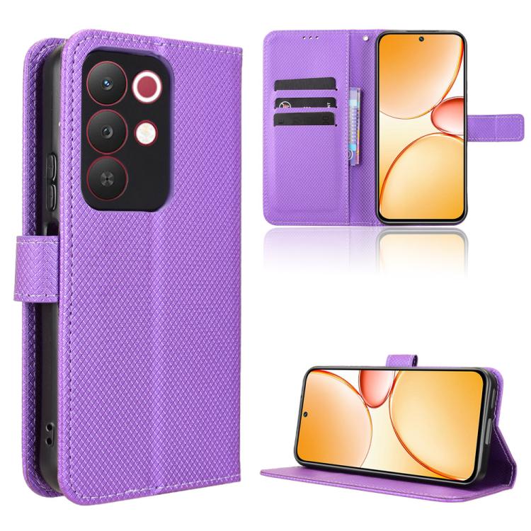 鑽石紋手機皮套, For Realme 15x 5G India / C85 5G, For Realme P4 Pro 5G, For Realme P4 5G, For Realme 15T 5G, For Realme C71 4G India / Note 70T 4G, For Realme 15 5G / 15 Pro 5G, For Realme 15 SEA, For Realme C71 4G, For Realme GT 7 5G