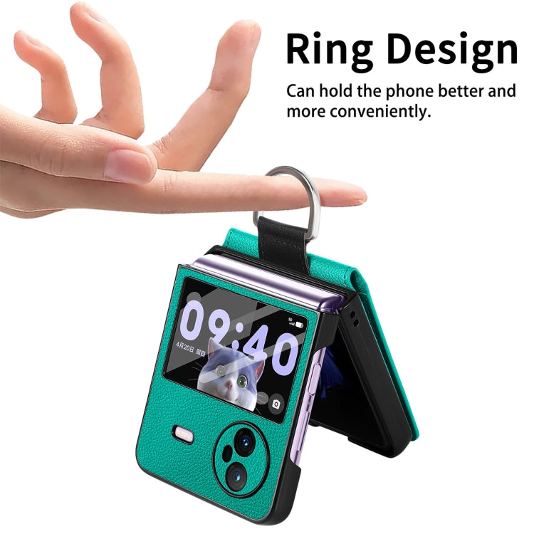 荔枝紋指環卡包防摔手機殼帶膜