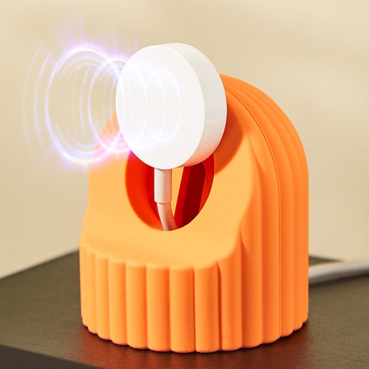 波浪紋硅膠手錶充電支架