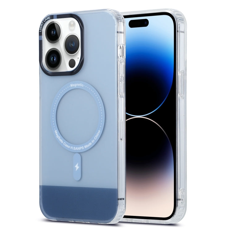 PC+TPU雙面覆膜IMD MagSafe磁吸手機殼, For iPhone 15 Pro, For iPhone 15 Plus, For iPhone 15