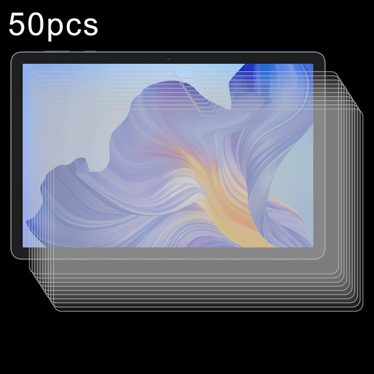 50片裝 0.26mm 9H 2.5D 半屏鋼化玻璃保護膜