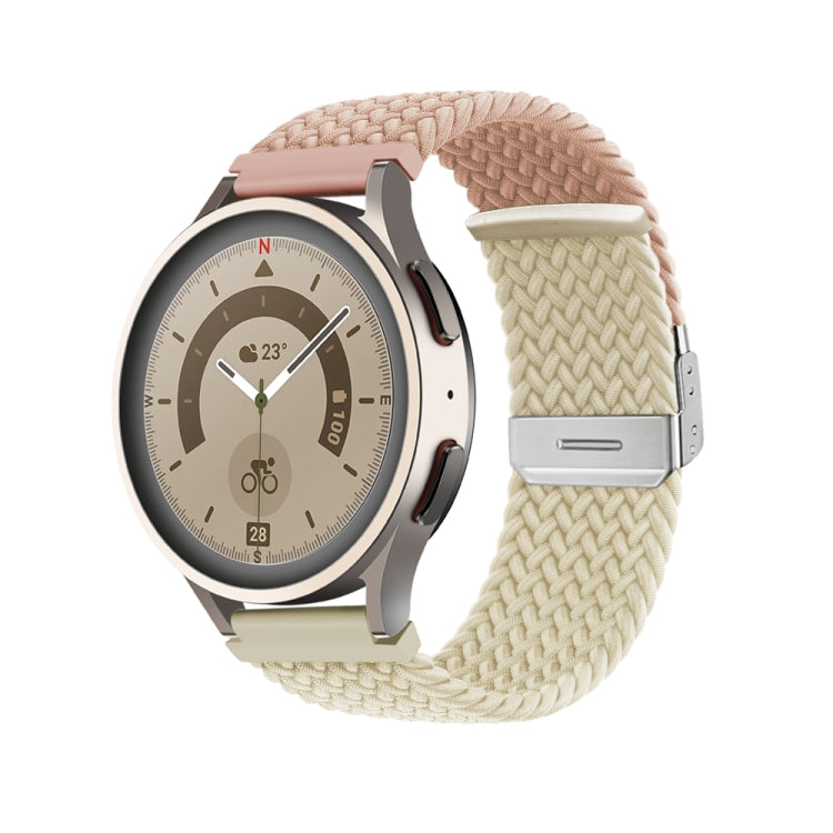 編織卡扣拼色尼龍錶帶