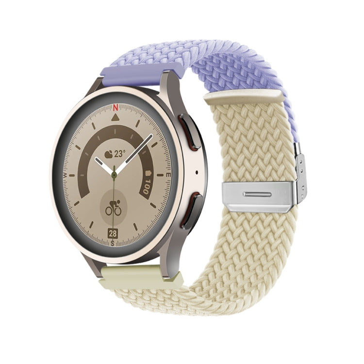 編織卡扣拼色尼龍錶帶