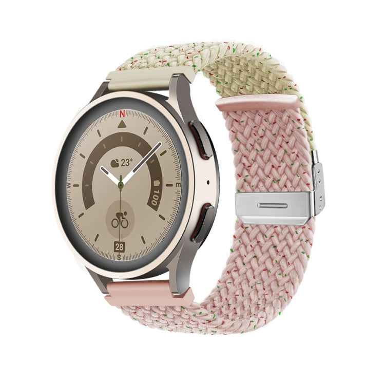 編織卡扣拼色尼龍錶帶