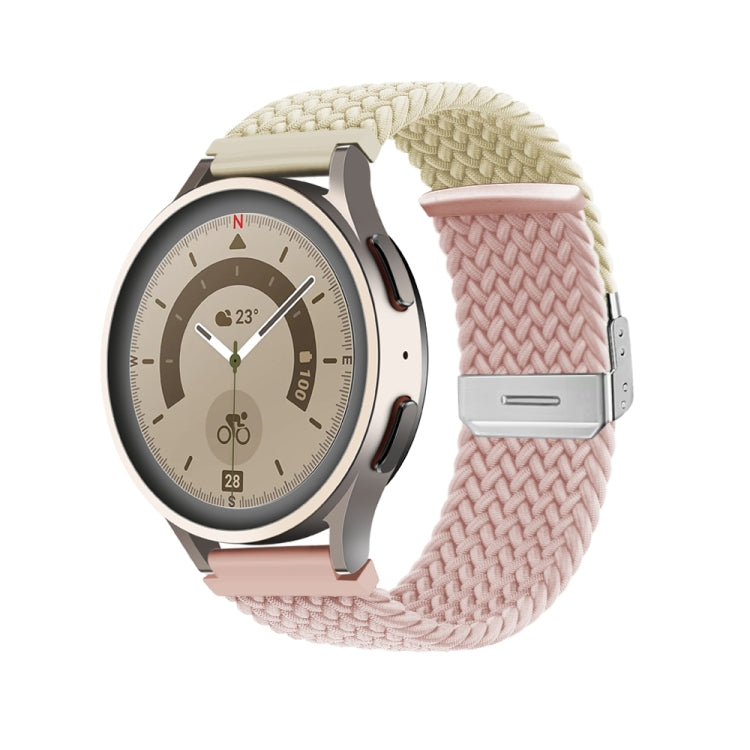 編織卡扣拼色尼龍錶帶