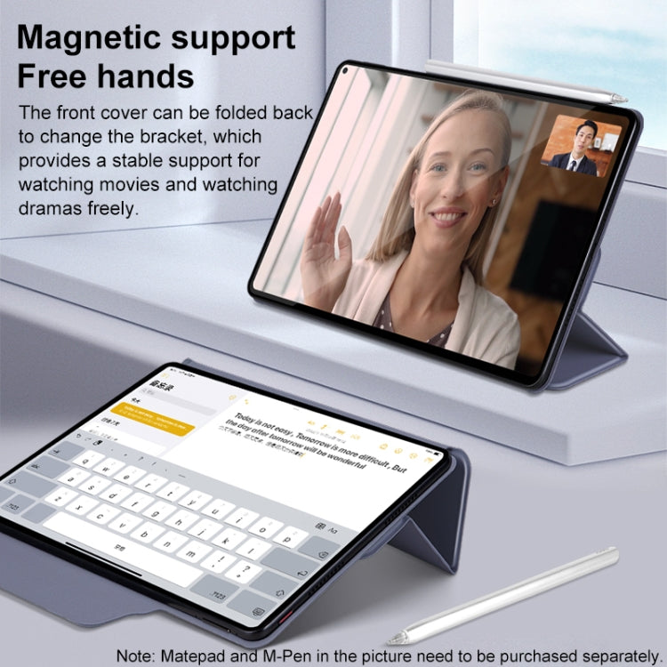 3折磁吸雙面夾平板皮套