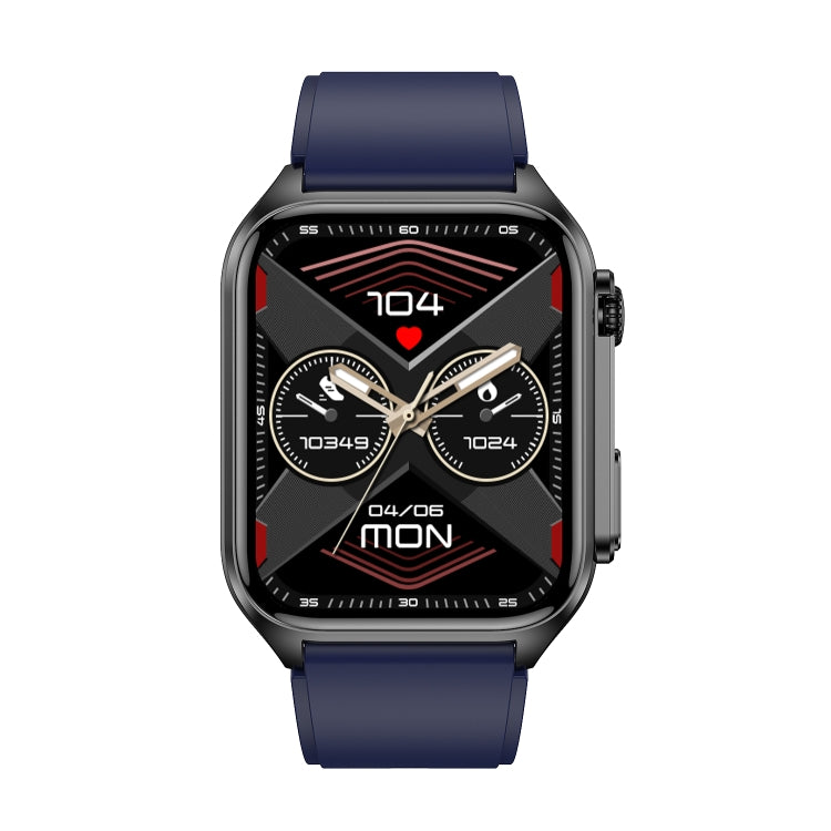 TK12 1.96英寸IP67防水硅膠錶帶智能手錶 支持心電/遠程家庭護理/藍牙通話/體溫監測