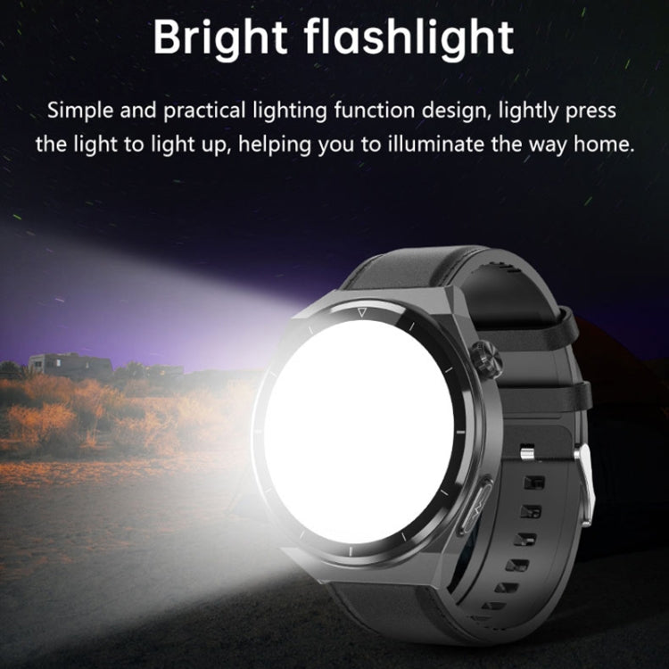 TK20 1.39英寸硅膠錶帶智能手錶 支持心電/遠程家庭護理/體溫監測