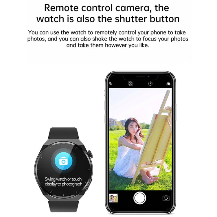 TK20 1.39英寸硅膠錶帶智能手錶 支持心電/遠程家庭護理/體溫監測