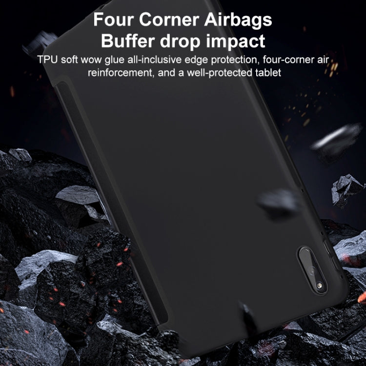 三折軟殼平板休眠皮套