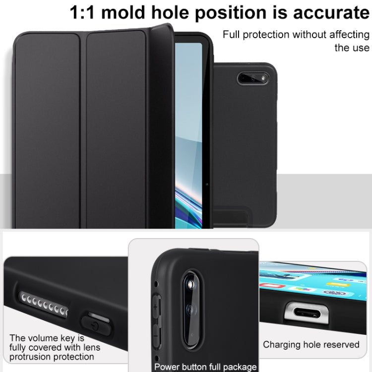 三折軟殼平板休眠皮套