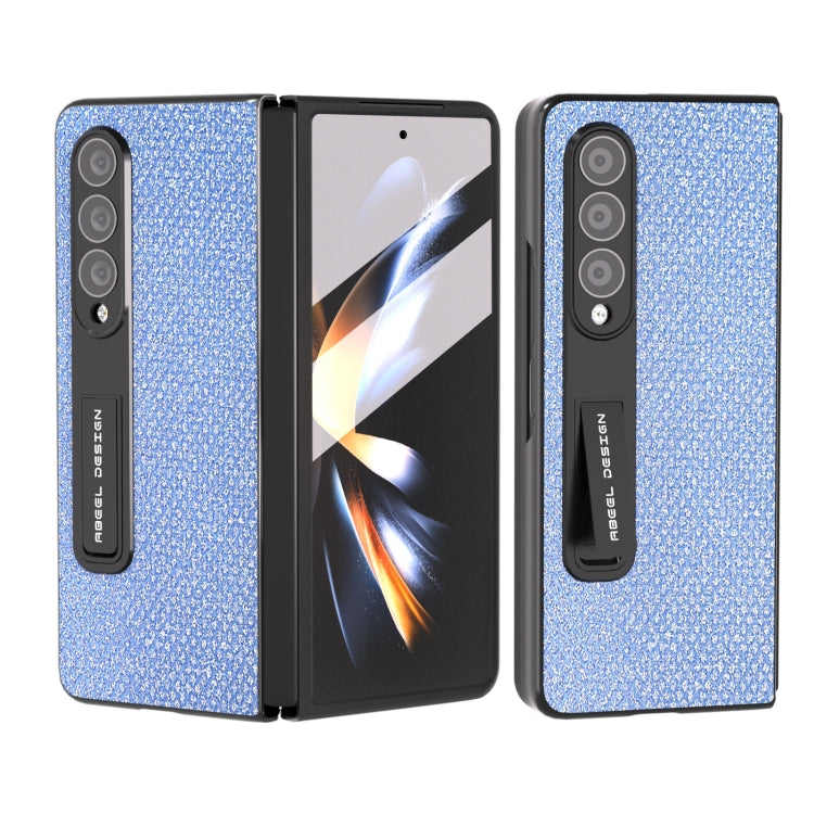 ABEEL 殼膜一體鑽石系列黑邊手機殼帶支架, For Samsung Galaxy Z Fold3 5G, For Xiaomi Mix Fold 2, For Samsung Galaxy Z Fold5, For Samsung Galaxy Z Fold4 5G