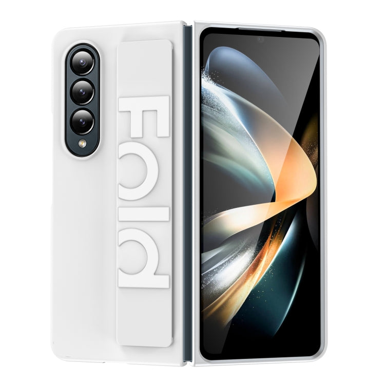 硅膠腕帶支架摺疊手機殼, For Samsung Galaxy Z Fold4, For Samsung Galaxy Z Fold3