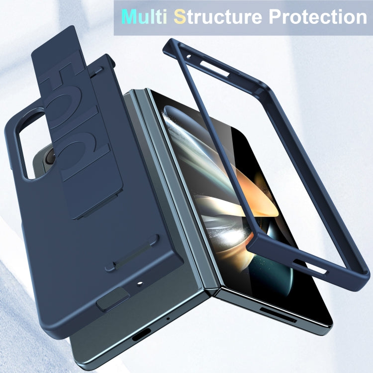硅膠腕帶支架摺疊手機殼, For Samsung Galaxy Z Fold4, For Samsung Galaxy Z Fold3