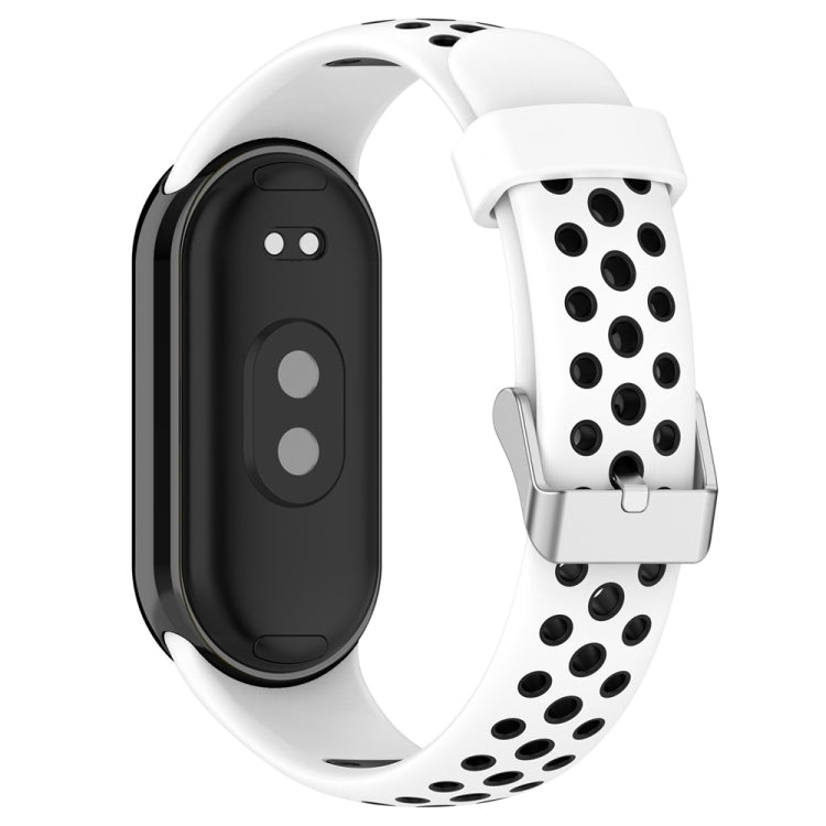 雙色鋼插頭硅膠錶帶, For Xiaomi Mi Band 8