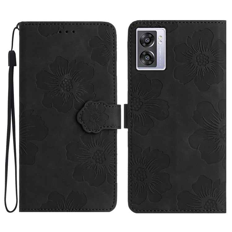 花朵壓花圖案手機皮套, For OPPO A58, For OPPO A17, For OPPO Reno8 Lite 5G / Reno7 Z, For OPPO A57 2022 / A77 5G, For OPPO Reno8 Pro 5G, For OPPO Reno8 5G, For OPPO Find X5 Pro, For OPPO Find X5, For OPPO Find X5 Lite / Reno7 5G