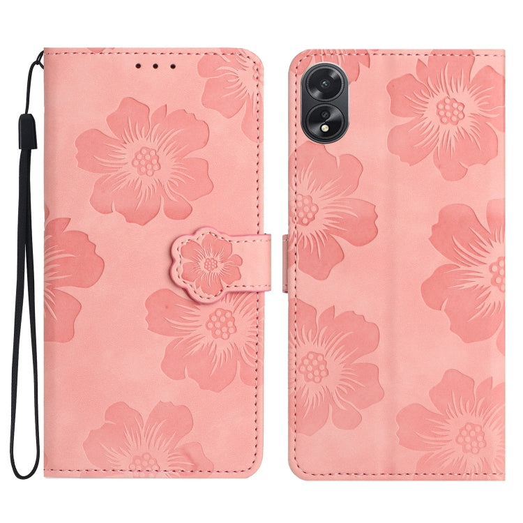 花朵壓花圖案手機皮套, For OPPO Reno15 5G Global, For OPPO Find X9, For OPPO A6 Pro 4G / 5G / F31 5G, For OPPO Find X9 Pro, For OPPO A18, For OPPO A38, For OPPO Reno10 5G / Reno10 Pro 5G Global, For OPPO A78, For OPPO A98 5G