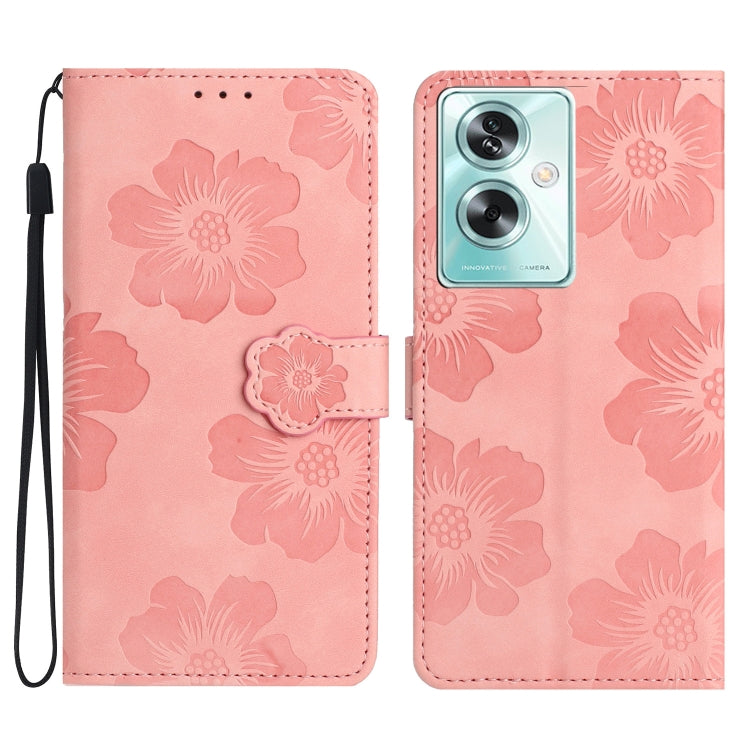 花朵壓花圖案手機皮套, For OPPO A36 / A76 / A96, For OPPO A94 5G, For OPPO A74 / A54 / A93 5G, For OPPO A52 / A72 / A92, For OPPO A79 5G