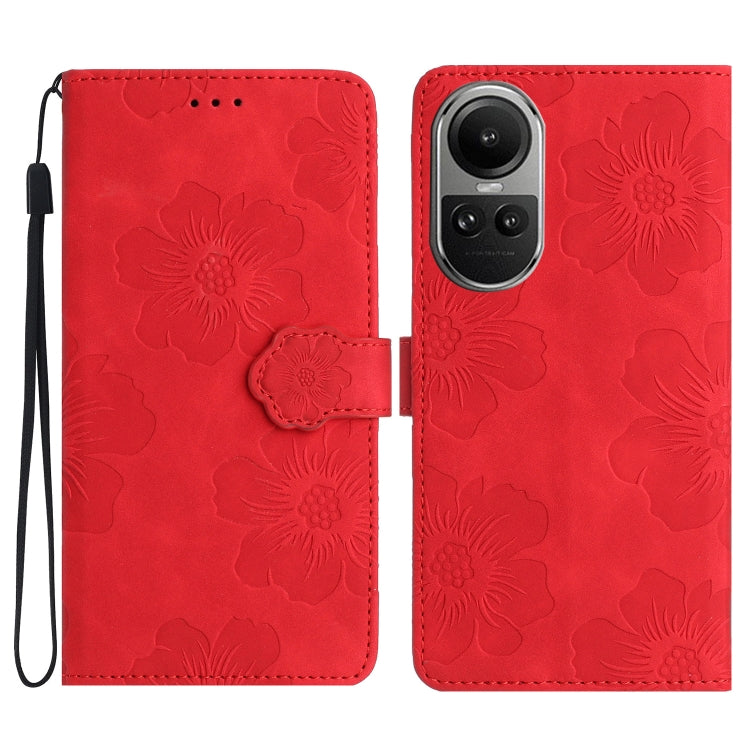 花朵壓花圖案手機皮套, For OPPO Reno15 5G Global, For OPPO Find X9, For OPPO A6 Pro 4G / 5G / F31 5G, For OPPO Find X9 Pro, For OPPO A18, For OPPO A38, For OPPO Reno10 5G / Reno10 Pro 5G Global, For OPPO A78, For OPPO A98 5G