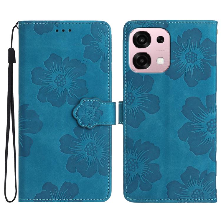 花朵壓花圖案手機皮套, For OPPO Reno15 5G Global, For OPPO Find X9, For OPPO A6 Pro 4G / 5G / F31 5G, For OPPO Find X9 Pro, For OPPO A18, For OPPO A38, For OPPO Reno10 5G / Reno10 Pro 5G Global, For OPPO A78, For OPPO A98 5G