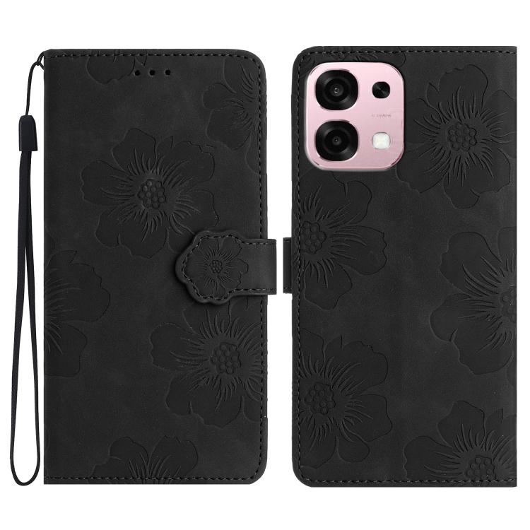 花朵壓花圖案手機皮套, For OPPO Reno15 5G Global, For OPPO Find X9, For OPPO A6 Pro 4G / 5G / F31 5G, For OPPO Find X9 Pro, For OPPO A18, For OPPO A38, For OPPO Reno10 5G / Reno10 Pro 5G Global, For OPPO A78, For OPPO A98 5G