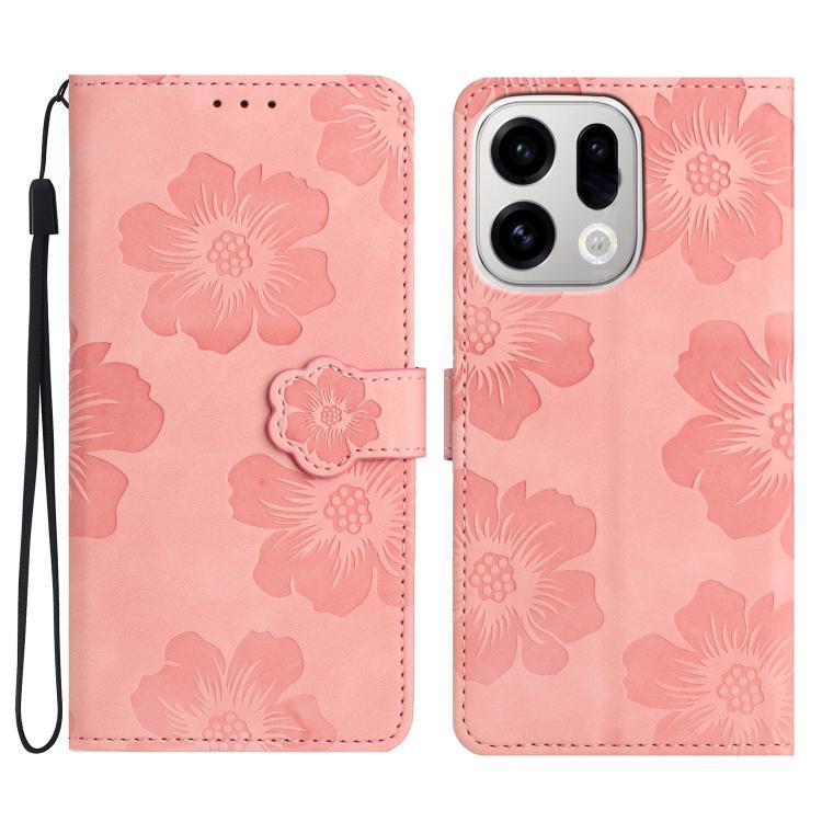 花朵壓花圖案手機皮套, For OPPO Reno15 5G Global, For OPPO Find X9, For OPPO A6 Pro 4G / 5G / F31 5G, For OPPO Find X9 Pro, For OPPO A18, For OPPO A38, For OPPO Reno10 5G / Reno10 Pro 5G Global, For OPPO A78, For OPPO A98 5G