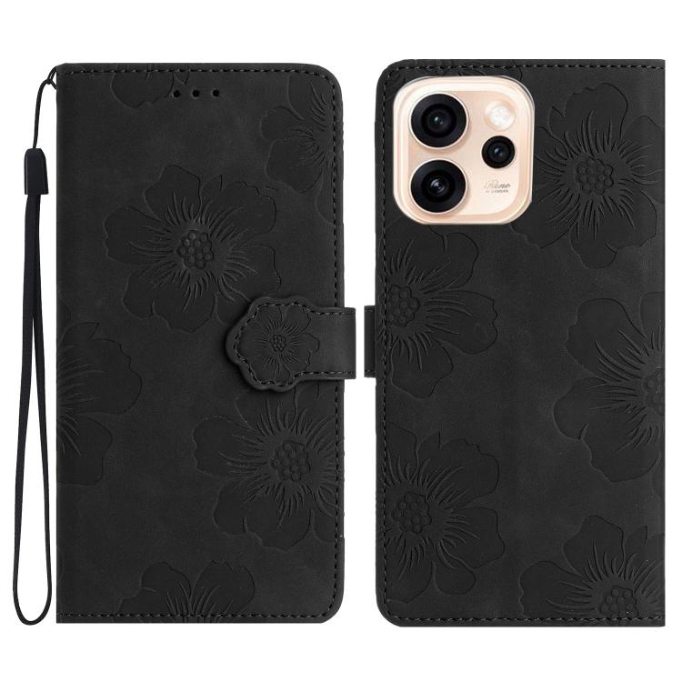 花朵壓花圖案手機皮套, For OPPO Reno15 5G Global, For OPPO Find X9, For OPPO A6 Pro 4G / 5G / F31 5G, For OPPO Find X9 Pro, For OPPO A18, For OPPO A38, For OPPO Reno10 5G / Reno10 Pro 5G Global, For OPPO A78, For OPPO A98 5G