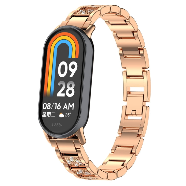 三珠滿鑽金屬錶帶, For Xiaomi Mi Band 8