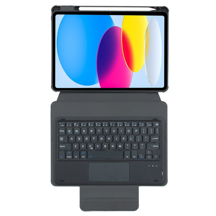 F10B-A 360度旋轉亞克力透明藍牙鍵盤皮套帶觸控, F10B-A