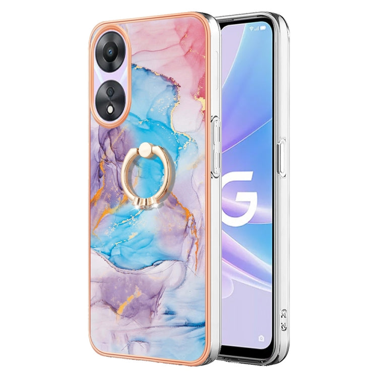 邊框A款IMD圖案TPU手機殼帶指環, For OPPO Reno11 5G Global, For OPPO Reno11 Pro 5G Global, For OPPO A58 4G, For OPPO Reno10 5G Global, For OPPO Reno10 Pro 5G Global, For OPPO A78 4G, For OPPO Reno8 T 4G, For OPPO A78 / A58