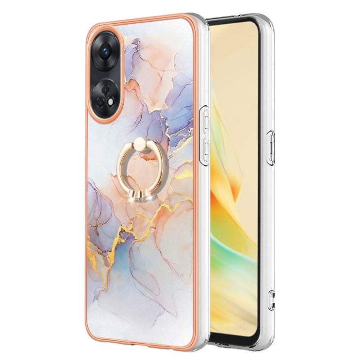 邊框A款IMD圖案TPU手機殼帶指環, For OPPO Reno11 5G Global, For OPPO Reno11 Pro 5G Global, For OPPO A58 4G, For OPPO Reno10 5G Global, For OPPO Reno10 Pro 5G Global, For OPPO A78 4G, For OPPO Reno8 T 4G, For OPPO A78 / A58