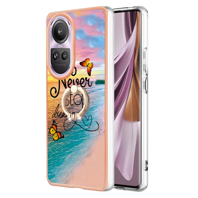 邊框A款IMD圖案TPU手機殼帶指環, For OPPO Reno11 5G Global, For OPPO Reno11 Pro 5G Global, For OPPO A58 4G, For OPPO Reno10 5G Global, For OPPO Reno10 Pro 5G Global, For OPPO A78 4G, For OPPO Reno8 T 4G, For OPPO A78 / A58