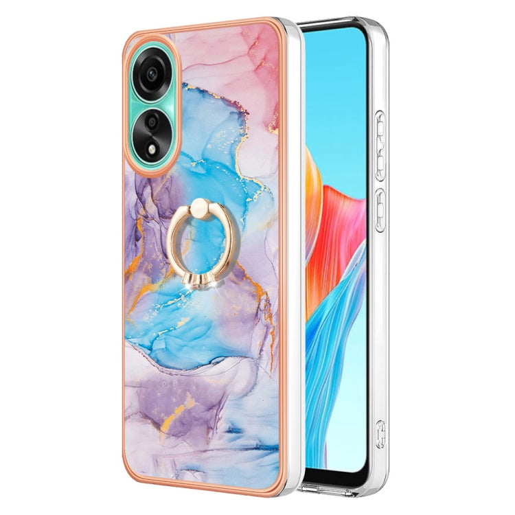 邊框A款IMD圖案TPU手機殼帶指環, For OPPO Reno11 5G Global, For OPPO Reno11 Pro 5G Global, For OPPO A58 4G, For OPPO Reno10 5G Global, For OPPO Reno10 Pro 5G Global, For OPPO A78 4G, For OPPO Reno8 T 4G, For OPPO A78 / A58