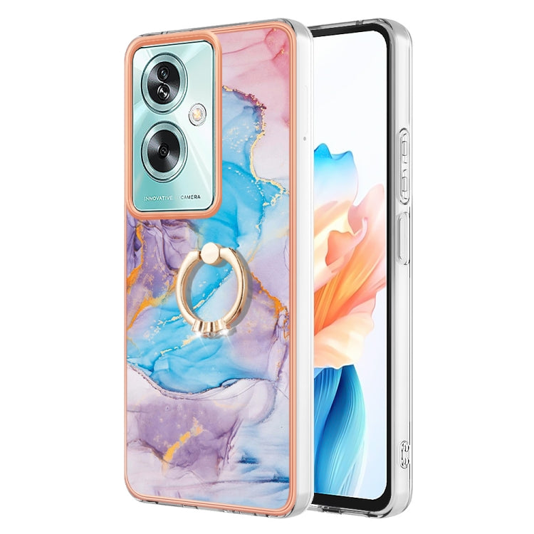 邊框A款IMD圖案TPU手機殼帶指環, For OPPO A98, For OPPO A17, For OPPO A57 4G/A77 5G Taiwan/K10 5G Global, For OPPO A79 5G Global