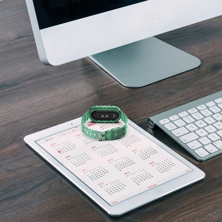 一體冰川透明硅膠錶帶, For Xiaomi Mi Band 8