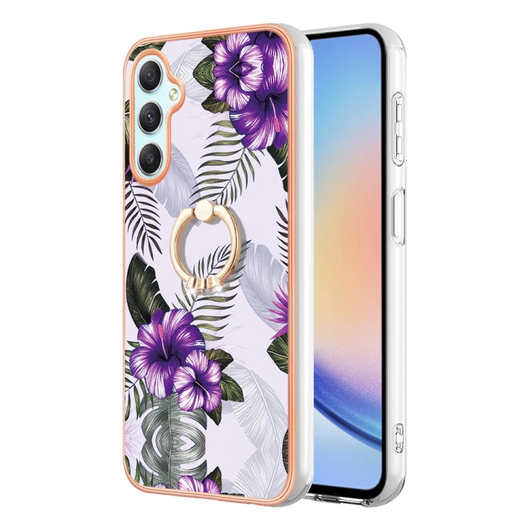 邊框A款IMD圖案TPU手機殼帶指環, For Samsung Galaxy A55 5G, For Samsung Galaxy A35 5G, For Samsung Galaxy A15 5G, For Samsung Galaxy A05, For Samsung Galaxy A05s, For Samsung Galaxy A25 5G, For Samsung Galaxy S23 FE 5G, For Samsung Galaxy A24 4G