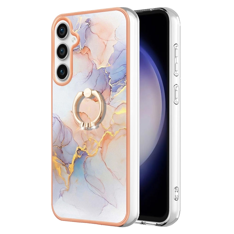 邊框A款IMD圖案TPU手機殼帶指環, For Samsung Galaxy A55 5G, For Samsung Galaxy A35 5G, For Samsung Galaxy A15 5G, For Samsung Galaxy A05, For Samsung Galaxy A05s, For Samsung Galaxy A25 5G, For Samsung Galaxy S23 FE 5G, For Samsung Galaxy A24 4G