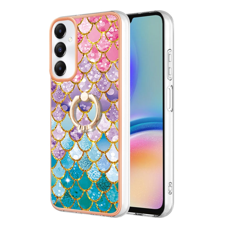 邊框A款IMD圖案TPU手機殼帶指環, For Samsung Galaxy A55 5G, For Samsung Galaxy A35 5G, For Samsung Galaxy A15 5G, For Samsung Galaxy A05, For Samsung Galaxy A05s, For Samsung Galaxy A25 5G, For Samsung Galaxy S23 FE 5G, For Samsung Galaxy A24 4G