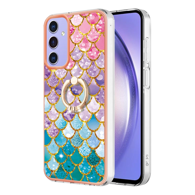 邊框A款IMD圖案TPU手機殼帶指環, For Samsung Galaxy A55 5G, For Samsung Galaxy A35 5G, For Samsung Galaxy A15 5G, For Samsung Galaxy A05, For Samsung Galaxy A05s, For Samsung Galaxy A25 5G, For Samsung Galaxy S23 FE 5G, For Samsung Galaxy A24 4G