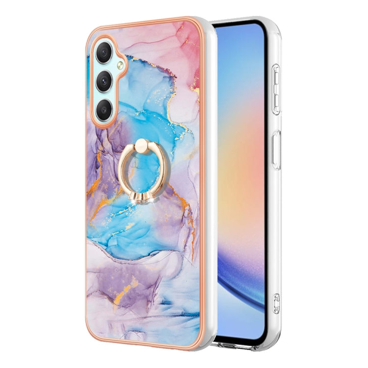 邊框A款IMD圖案TPU手機殼帶指環, For Samsung Galaxy A55 5G, For Samsung Galaxy A35 5G, For Samsung Galaxy A15 5G, For Samsung Galaxy A05, For Samsung Galaxy A05s, For Samsung Galaxy A25 5G, For Samsung Galaxy S23 FE 5G, For Samsung Galaxy A24 4G