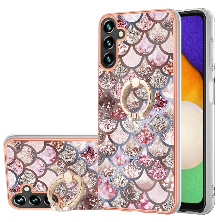 邊框A款IMD圖案TPU手機殼帶指環, For Samsung Galaxy A55 5G, For Samsung Galaxy A35 5G, For Samsung Galaxy A15 5G, For Samsung Galaxy A05, For Samsung Galaxy A05s, For Samsung Galaxy A25 5G, For Samsung Galaxy S23 FE 5G, For Samsung Galaxy A24 4G
